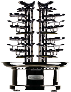 Commercial Chocolate Dispenser - Black w/ stainless top - Sagra Inc.